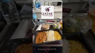 ♥️Qatar Flight LUNCH Economy Class♥️ [upl. by Roselia]