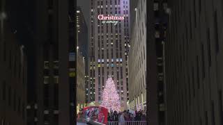 Christmas in New York shortsfeed christmas newyorkcity christmastree christmasmusic holidays [upl. by Aelak]