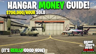 HANGAR MONEY GUIDE Up to 700kHour SOLO  GTA Online Hangar Business Guide 2024 [upl. by Rheinlander]