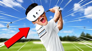 I WENT GOLFING IN VR Ultimate Swing Golf [upl. by Aikemal]