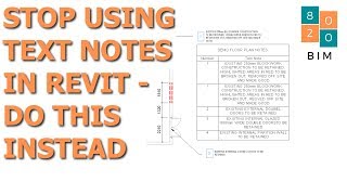 Revit Tutorial  Make Your Drawing Notes More Efficient [upl. by Seleta]