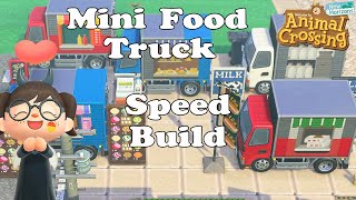 Making a CUTE little Food Truck for my citycore island  Animal Crossing Speed Build [upl. by Epul]