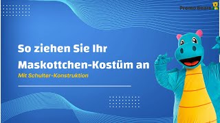 So ziehen Sie Ihr MaskottchenKostüm an  Schulter Konstruktion [upl. by Marceau531]