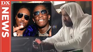 Kanye West Previews New Music Featuring Future amp Young Thug From Album With Ty Dolla ign [upl. by Menis]