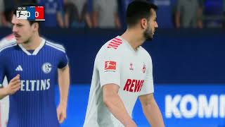 FC Schalke 04  1 FC Köln My reactions and comments gameplay EA Sports FC 24 [upl. by Laws209]