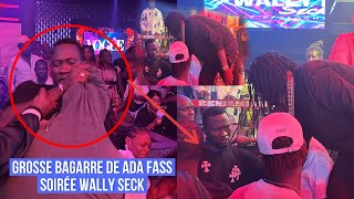 En État d’ivresse La grosse bagarre du lutteur Ada Fass à la soirée de Wally Seck avec la sécurité [upl. by Ysabel]