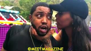 Bambi fight vs  Lil Scrappy exposes Toxic Femininity Grabs rappers face Lhhatl [upl. by Nilyak]