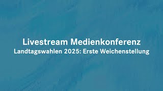 Medienkonferenz Landtagswahlen 2025 [upl. by Janaye670]