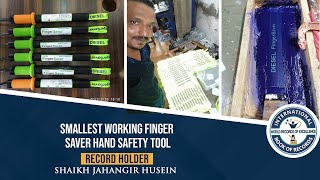 SMALLEST WORKING FINGER SAVER HAND SAFETY TOOL [upl. by Pohsib40]