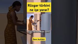 Rüzgar türbini ne işe yarar fizik tytfizik aytfizik [upl. by Ativ]