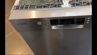 How to Instal a Dishwasher Fit Bosch under bench style [upl. by Braasch443]