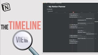 How I am using the Notions Timeline View [upl. by Namwen]