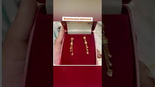 Daily wear earrings youtubeshort goldcollections goldjewellary [upl. by Ahseenat]