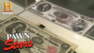 Pawn Stars Owner Shocks Rick with Two Rare Legal Tender Notes Season 13  History [upl. by Harifaz]