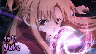 『Lyrics AMV』 Sword Art Online Progressive Hoshi Naki Yoru no Aria Movie ED Full 「Yuke  LiSA」 [upl. by Pestana]