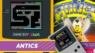 Antics  Gameboy Color 20 sec short gameplay video [upl. by Adnoved]