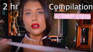 ASMR  Measuring You Various Accents 2 Hour Compilation Personal Attention [upl. by Bardo]