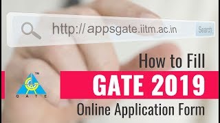 How to Fill GATE 2019 Online Application Form [upl. by Va]