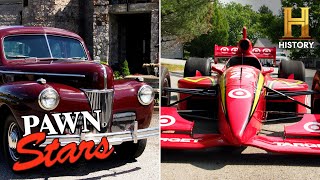 Pawn Stars Do America Sleek 41 Ford Coupe Deluxe amp Ferocious IndyCar S2 [upl. by Herv354]