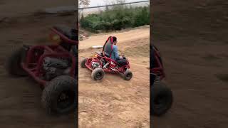 No need to rush up the hill to drift easily gokart drift motorcycle offroad kart [upl. by Aihsela]