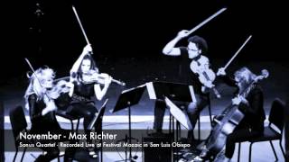 quotNovemberquot  Max Richter  Sonus Quartet [upl. by Eerihs]