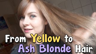 Fix Brassy Blonde Hair  Loreal Excellence 71 Ash Blonde [upl. by Bunker]