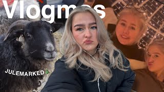 Vlogmas dag 2🎁 julemarked og julekaker midt på natta🌟 [upl. by Lymn]