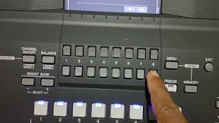 Yamaha keyboard SX600 ACMP kaise reset kare [upl. by Nawat302]