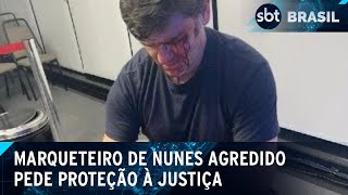 Após soco de assessor de Marçal Duda Lima pede proteção à Justiça  SBT Brasil 240924 [upl. by Aicirtap760]