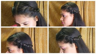 front hairstyle tutorial ll youtube video ll hairstyle tutorial [upl. by Roseanna]