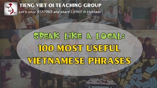 Learn Vietnamese with TVO  100 Most Useful Phrases  Part 1 [upl. by Sirej]