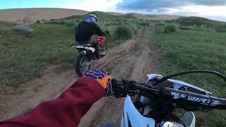 xr 150 y trornado 250 medano blanco [upl. by Gnurt190]