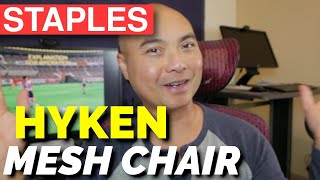 Staples Hyken Mesh Task Chair 6 Month Review Still The Best BUDGET Chair Under 300 [upl. by Brag]