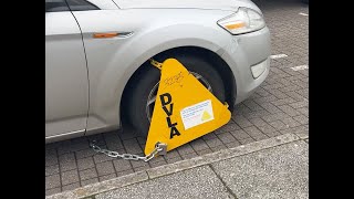 WHEEL CLAMPING DVLA [upl. by Aleydis923]