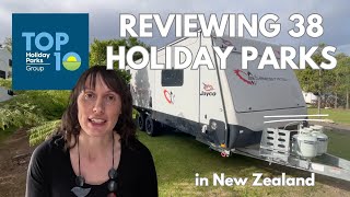 TOP 10 HOLIDAY PARKS 🏕️ 38 CAMPSITE REVIEWED IN NEW ZEALAND 🏞️ Top10HolidayParks newzealandtravel [upl. by Nueovas997]