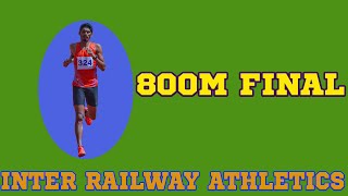 800m Men Final Sajeesh Joseph Wins Gold  80th Railway Athletics Championships 2014 [upl. by Anegue]