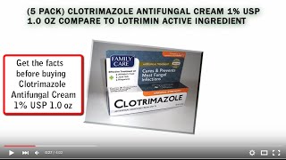 Clotrimazole Antifungal Cream [upl. by Elleb]