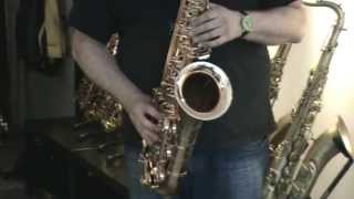 Joel Frahm  Tenor Madness gold plated tenor sax Low video quality [upl. by Teria]