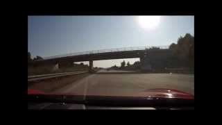 2014 Porsche 981 Boxster S on the German Autobahn [upl. by Asquith]