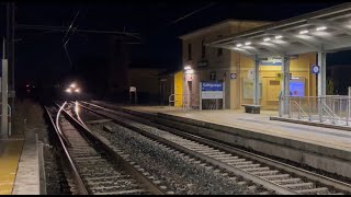 ULTIMISSIME AUTOSTRADE VIAGGIANTI del 2023 nella piccolissima stazione di CALTIGNAGA [upl. by Travax164]