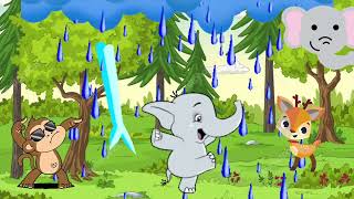 Pyara Hathi animation poem music story cartoon babycartoons song babyvideos kidslearning [upl. by Bergstrom]