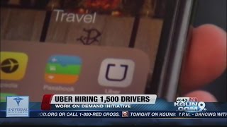 Uber to hire more than 1500 drivers in Tucson [upl. by Sergio]