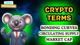 Mastering the Crypto Basics Bonding Curves Circulating Supply and Market Cap Explained 🚀 [upl. by Aihseuqram24]