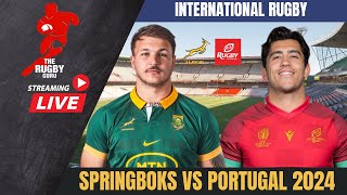 Springboks vs Portugal 2024 Live Commentary [upl. by Ahen]