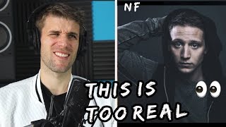 Rapper Reacts to NF Options  FIRST EVER LISTEN The Search Audio [upl. by Egrog]