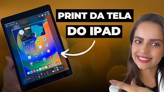 Como tirar PRINT SCREEN da TELA do IPAD [upl. by Leoj411]