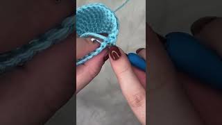 Single Crochet Stitch Tutorial For Amigurumi amigurumi shorts [upl. by Ydnis34]