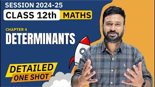 Determinant Detailed One Shot  Class 12 Maths CH  4 Detailed One Shot  VidyaWise [upl. by Nafis]