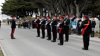 Falklands Community Celebrate at The Queens Birthday Parade [upl. by Adliwa]