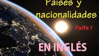 Países y nacionalidades en Inglés parte 1 [upl. by Christos]